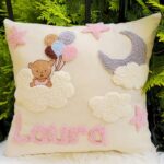 Poszewka na poduszkę dla dziecka z misiem